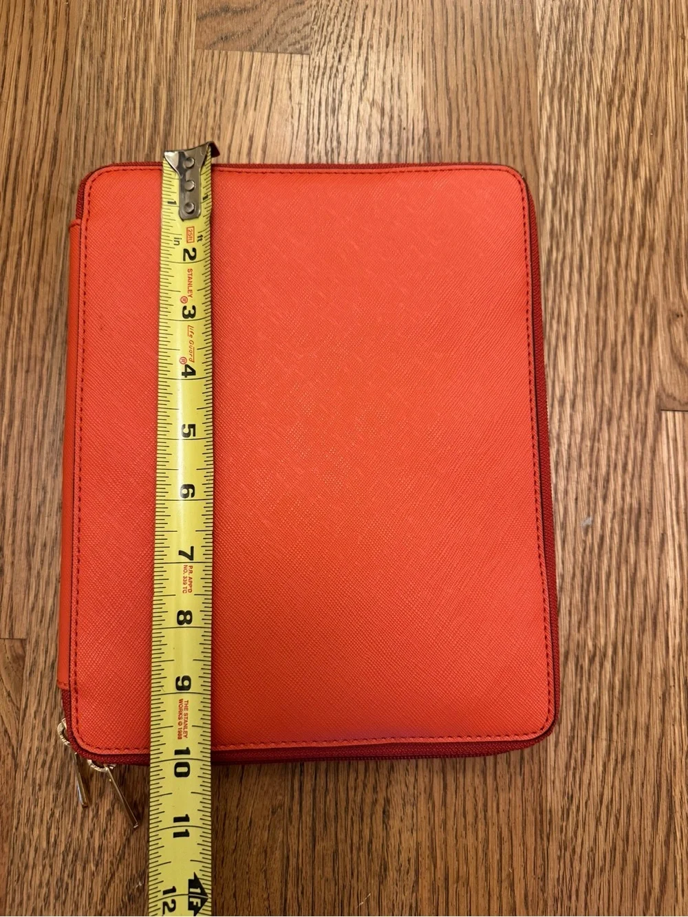 Michael Kors Orange Zip-Around iPad Case. Fits 7.5” X 9.5” iPad